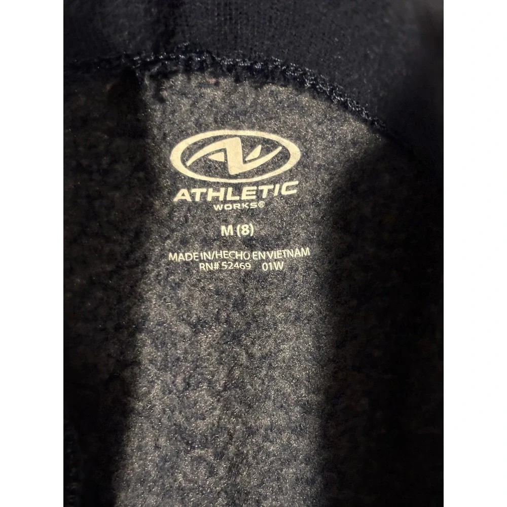 Athletic Works Boys Heather Blue Fleece Joggers Size M 8 Activewear Pants